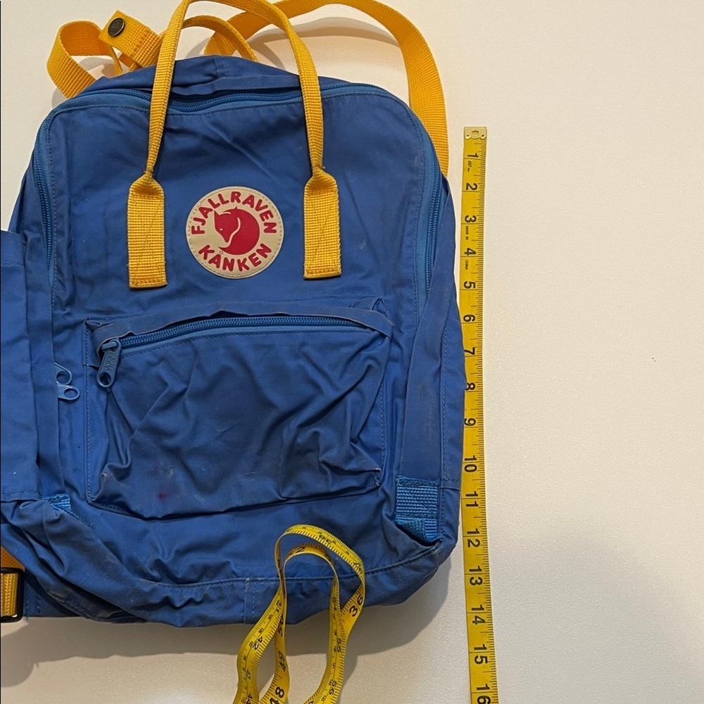 Fjallraven Kånken UnBlue and Yellow Backpack - Picture 3 of 8